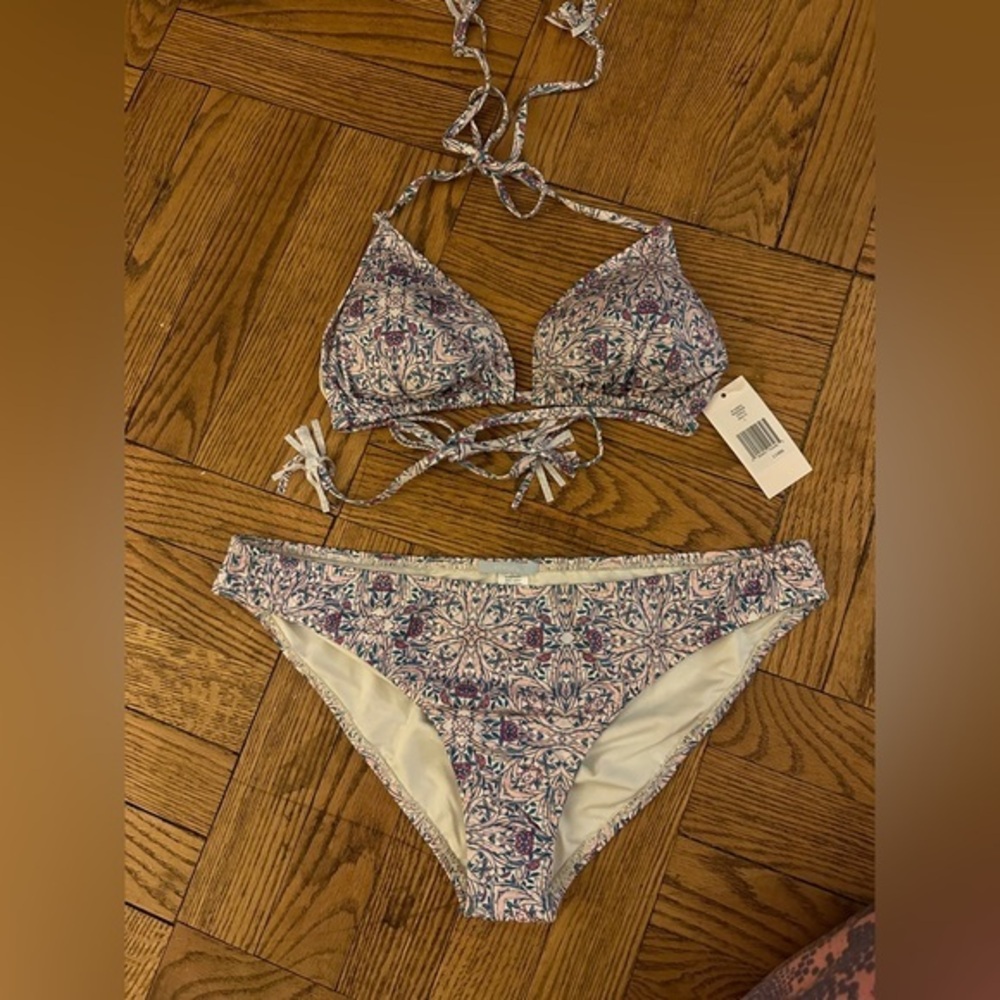 Eberjey NWT X Revolve Marimar Bikini In Pink Size Large